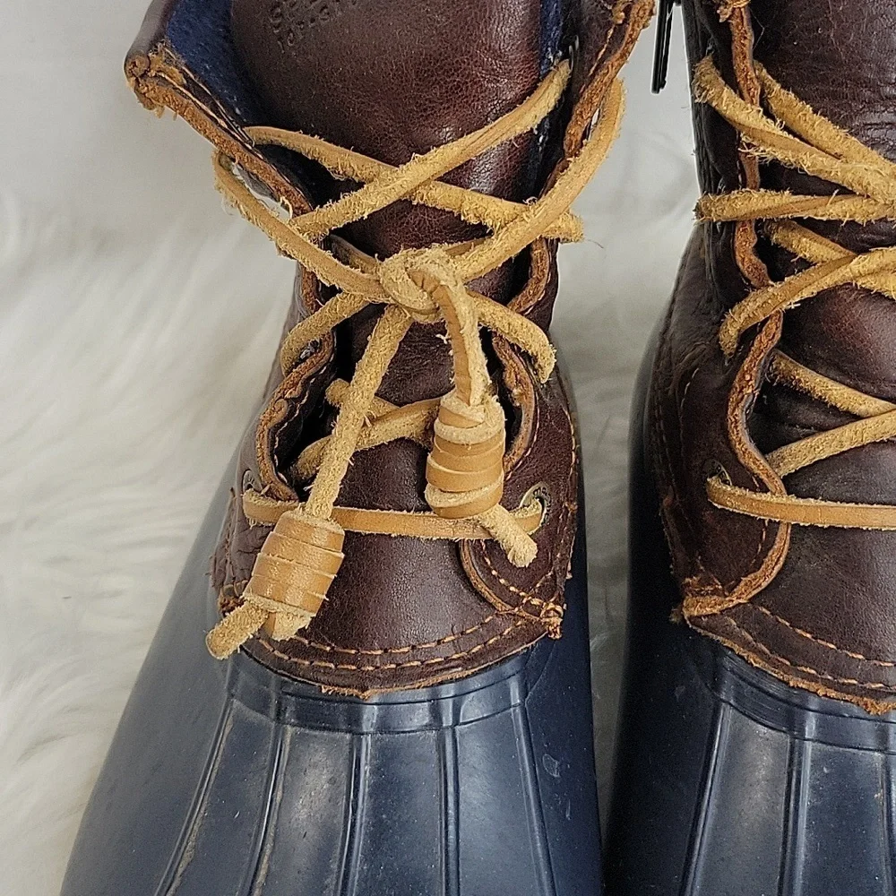 SPERRY TOPSIDER Duck Boots With Side Zipper Women's‎ Size 7